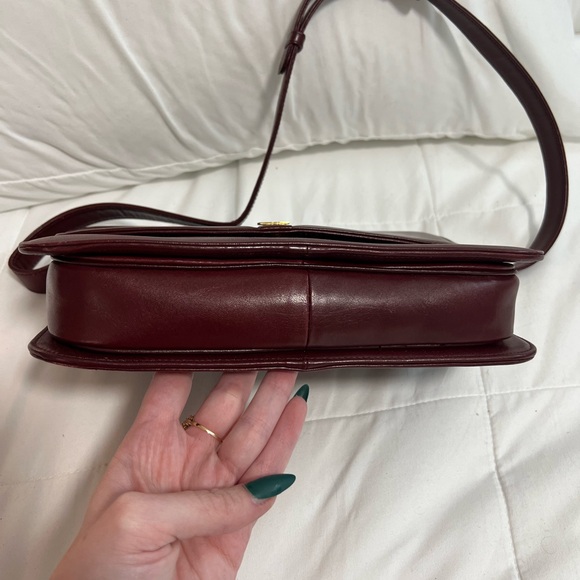 Givenchy Burgundy Leather Shoulder Bag - Picture 7 of 16